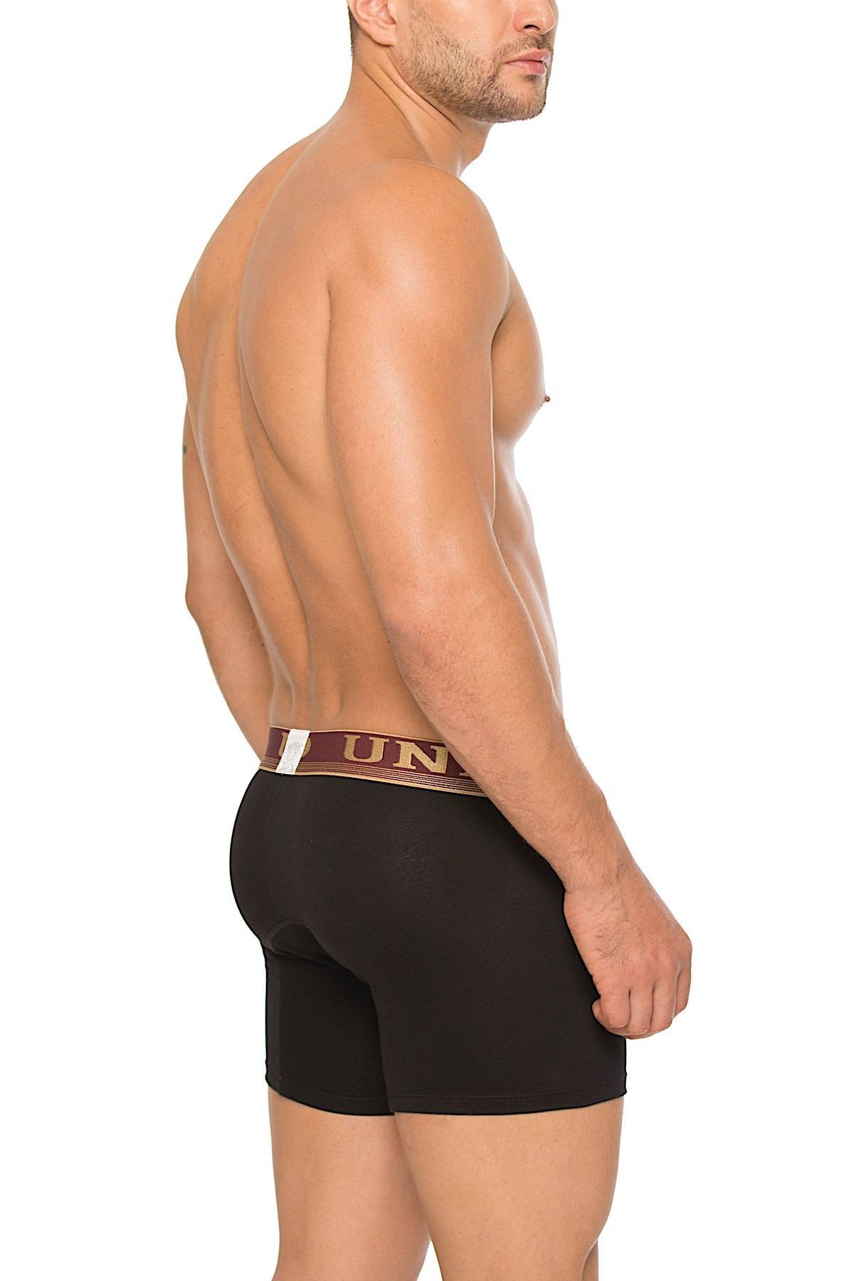 Unico Black/Brown Tobacco Boxer Brief