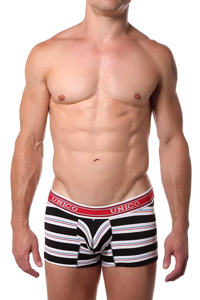 Unico Black/Red/Blue Striped Swami Trunk