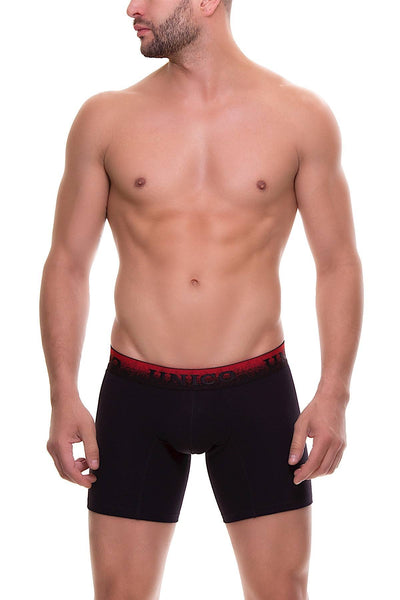 Unico Black/Red Spark Boxer Brief