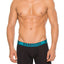 Unico Black/Teal Yoruba Boxer Brief