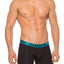 Unico Black/Teal Yoruba Boxer Brief