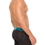 Unico Black/Teal Yoruba Boxer Brief