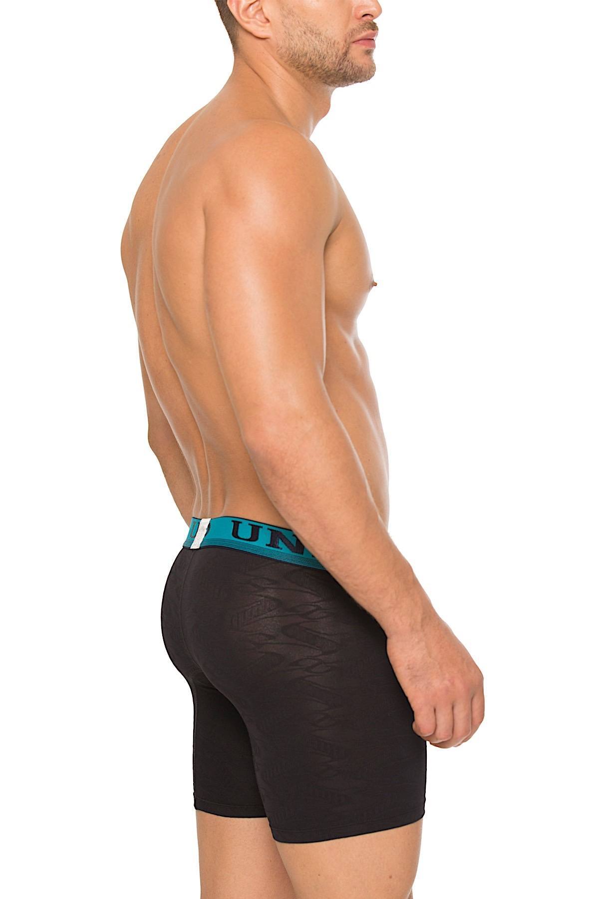 Unico Black/Teal Yoruba Boxer Brief