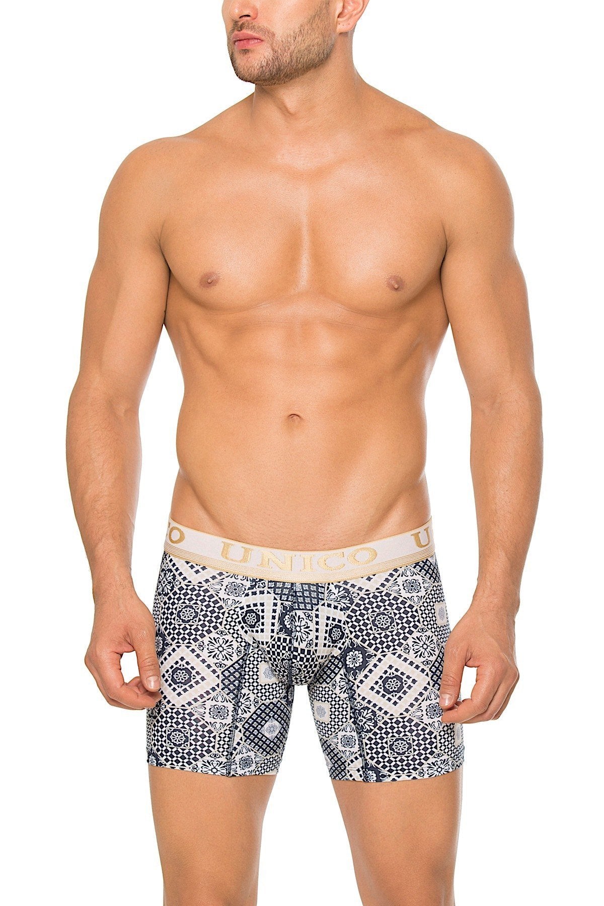 Unico Blue/Gold Quimbanda Boxer Brief