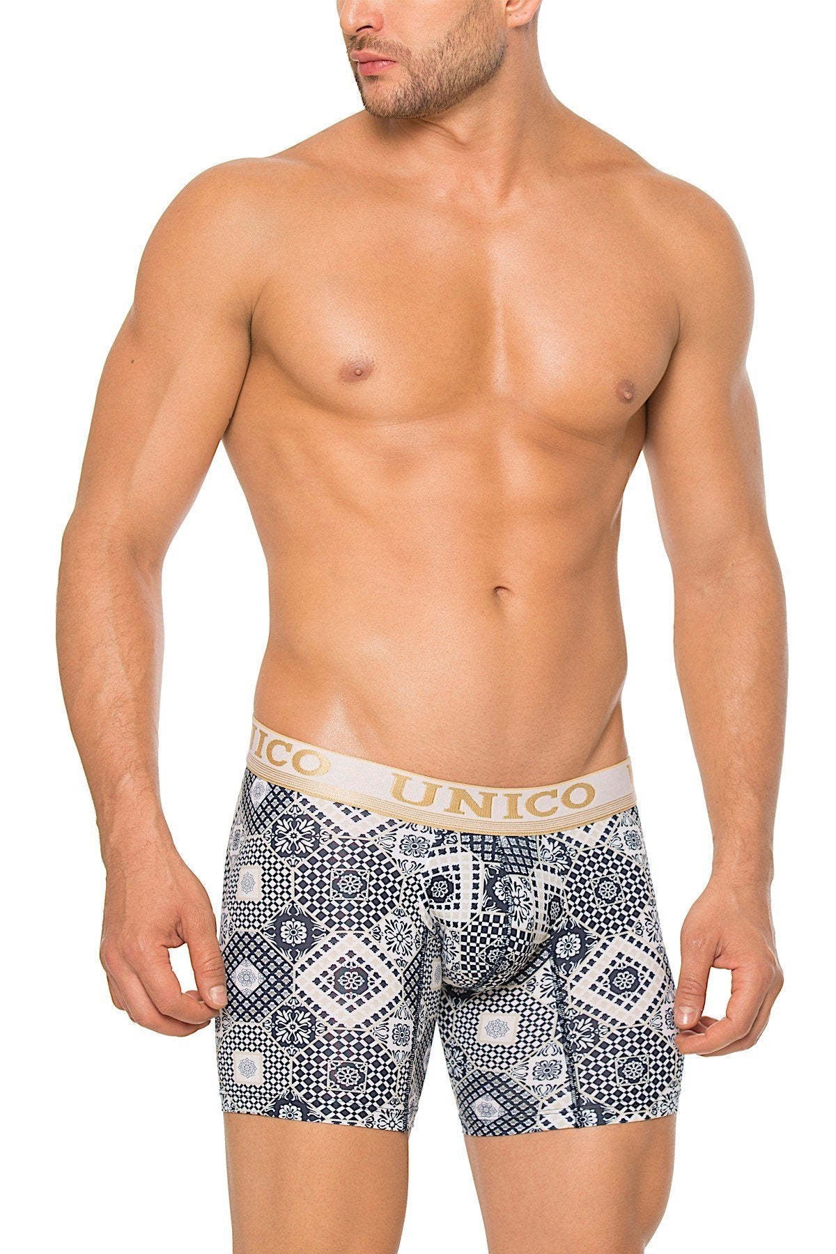 Unico Blue/Gold Quimbanda Boxer Brief