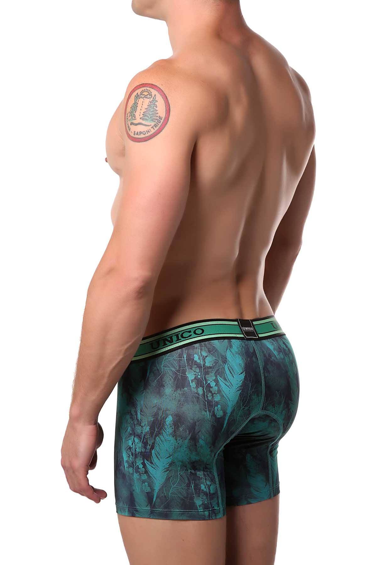 Unico Green/Multi Plexo Boxer Brief