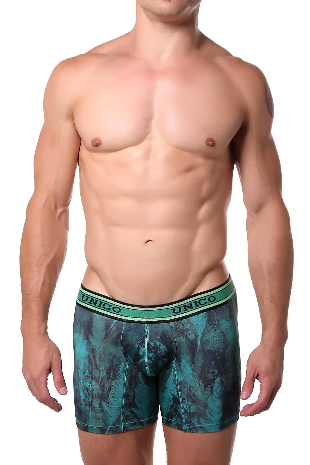 Unico Green/Multi Plexo Boxer Brief