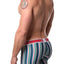 Unico Green/Red/Multi Striped Khalil Boxer Brief