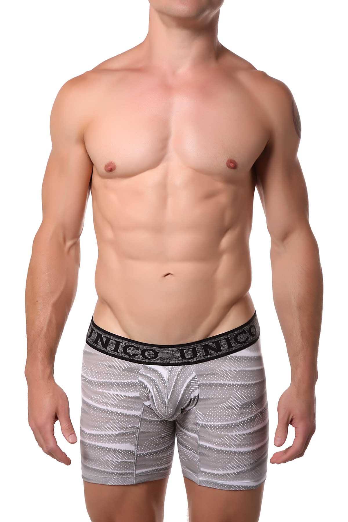 Unico Grey/White Yantra Boxer Brief