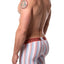 Unico Peach/Blue/Multi Striped Jivana Boxer Brief