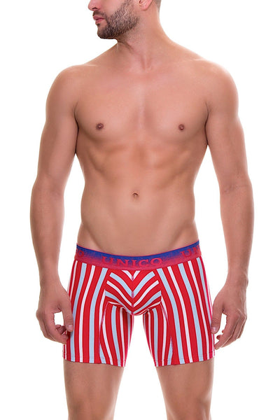 Unico Red/Multi-Color Surprise Boxer Brief