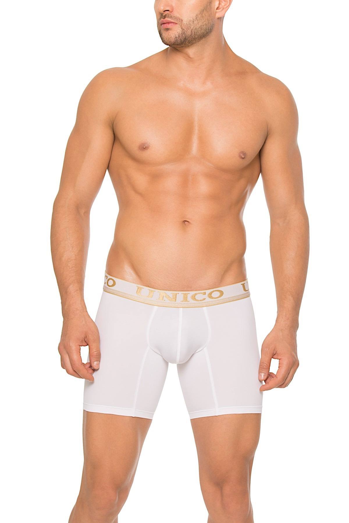 Unico White Drum Boxer Brief