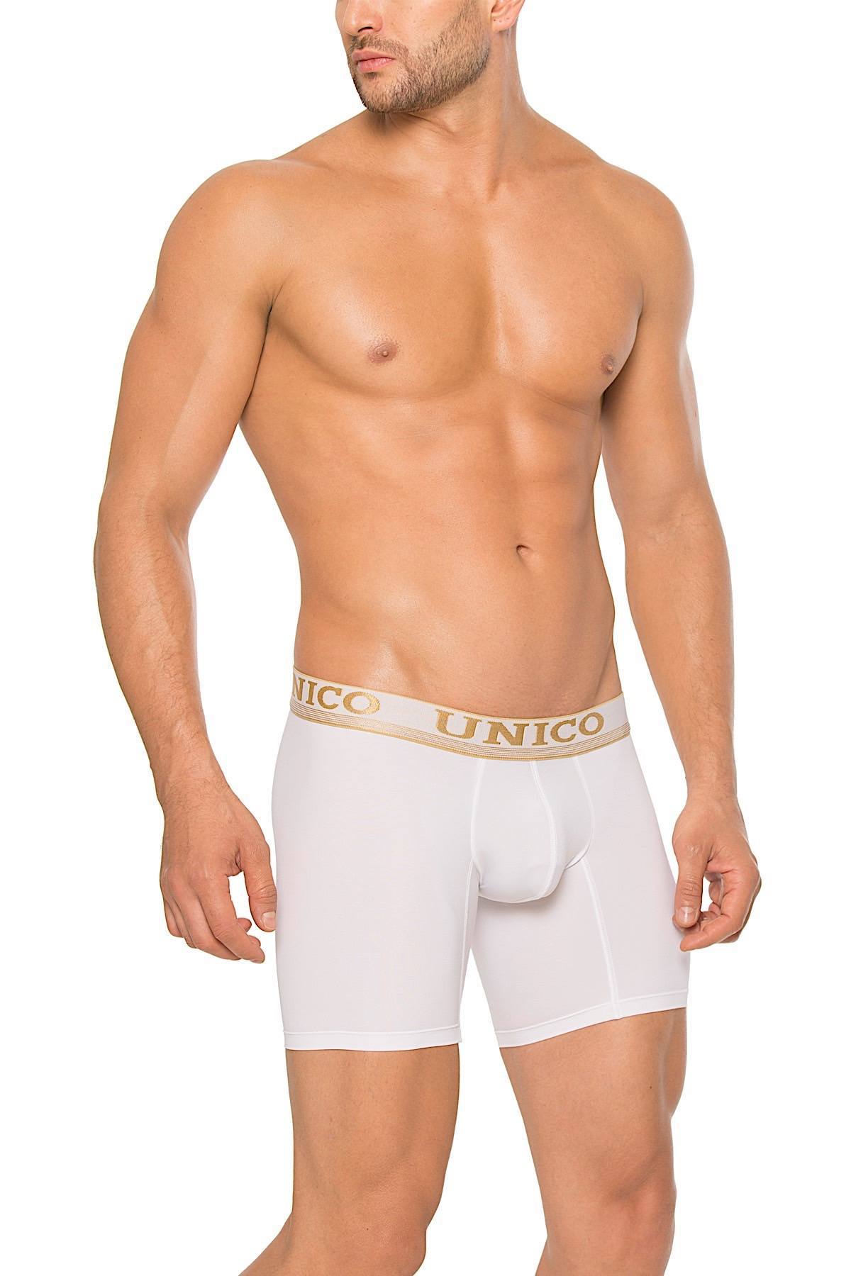 Unico White Drum Boxer Brief