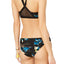 Volcom Lost Marbles Cutout Cheeky Bikini Bottom in Black