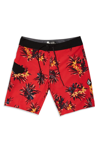 Volcom Mod Lido Board Shorts Carmine Red