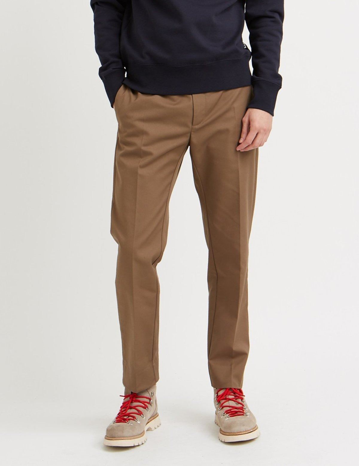 WOOD WOOD TRISTAN TROUSERS BROWN