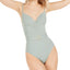 Weworewhat Solid Danielle One-piece Swimsuit Jadeite