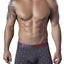 XTREMEN Grey/Red Printed Boxer Brief