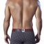 XTREMEN Grey/Red Printed Boxer Brief