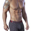 XTREMEN Grey/Red Printed Boxer Brief