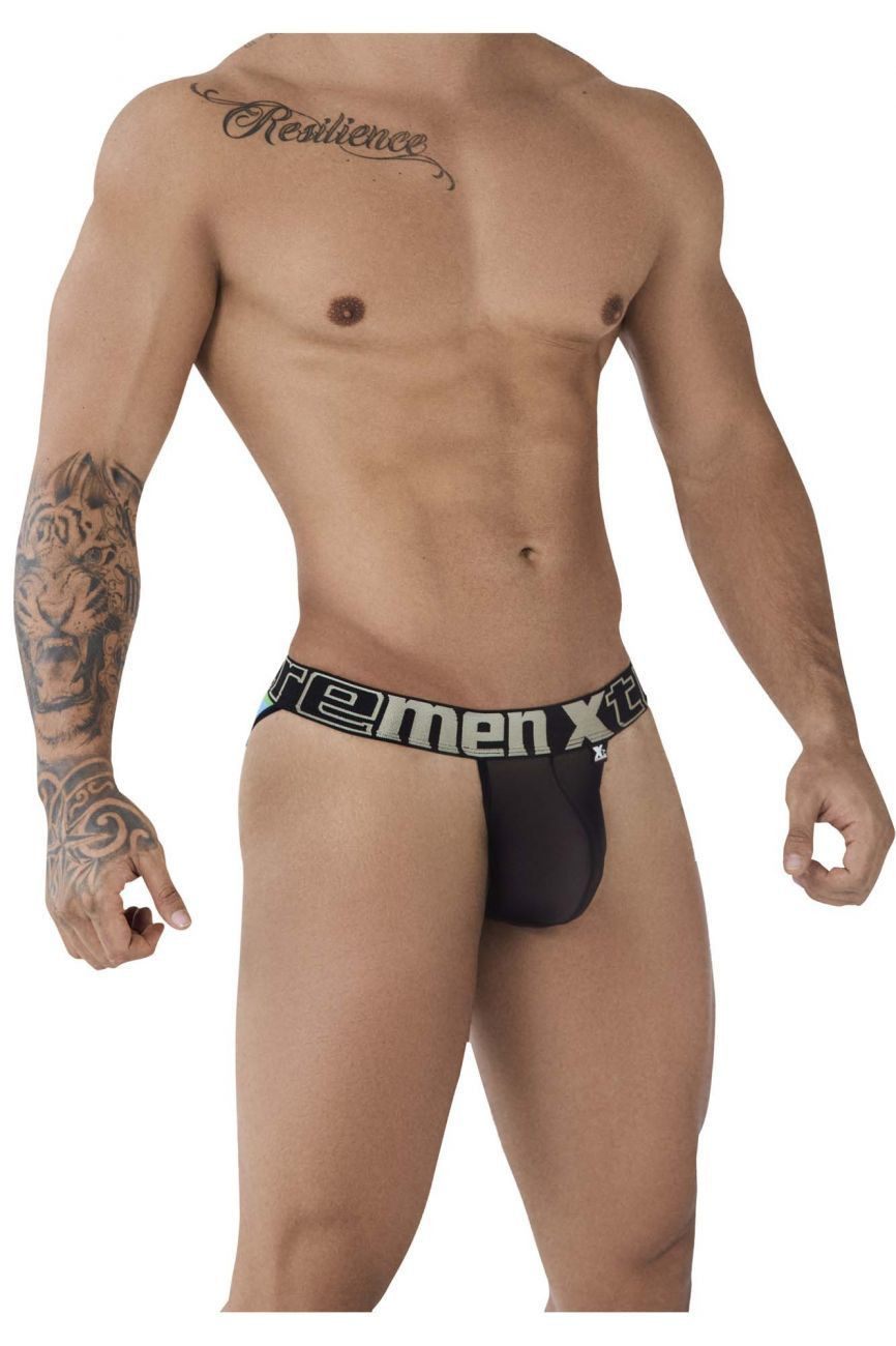 Xtremen Black 91082 Microfiber Pride Bikini