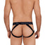 Xtremen Black 91099 Microfiber Mesh Jockstrap