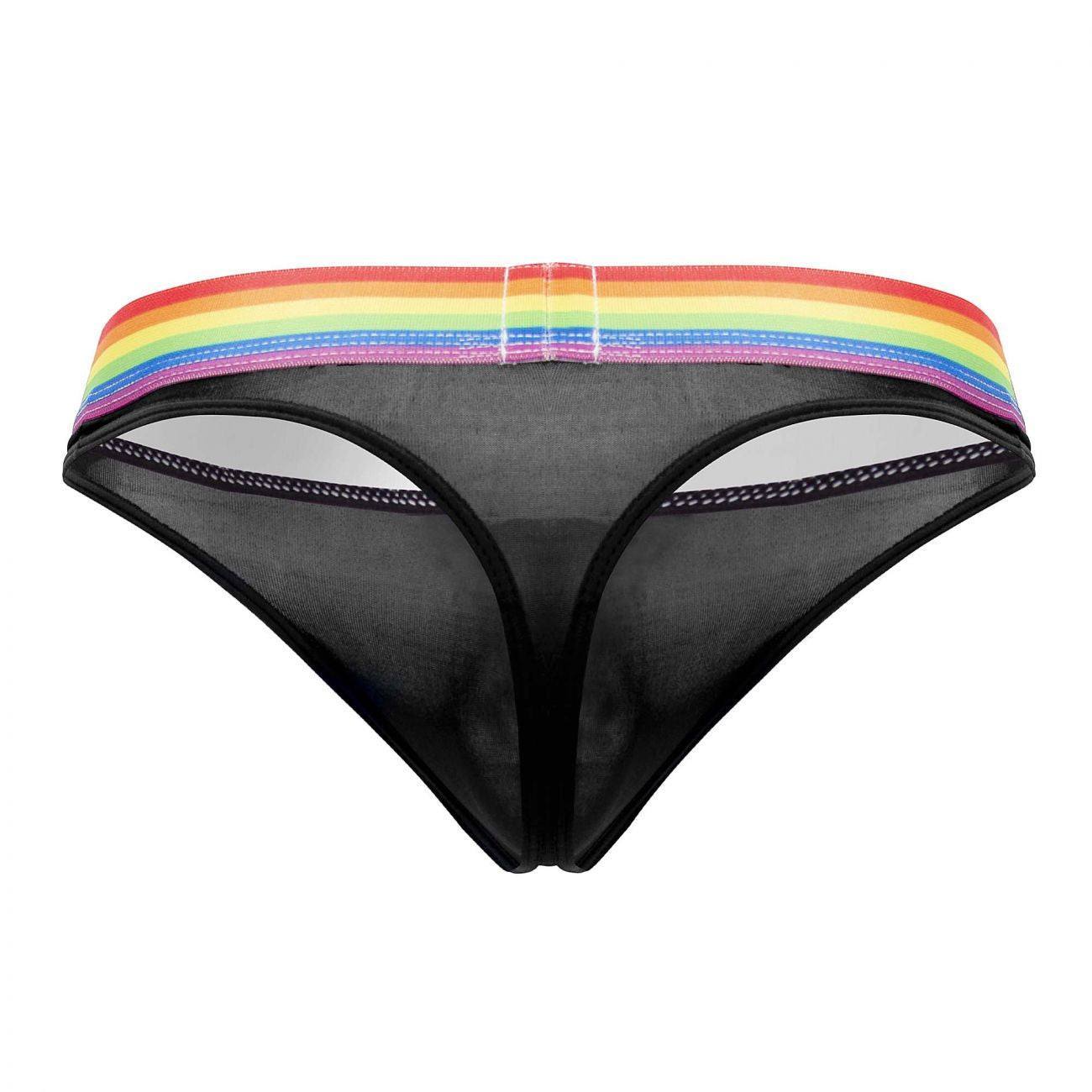 Xtremen Black 91106 Pride Thongs