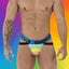 Xtremen Blue 91083 Microfiber Pride Jockstrap