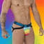 Xtremen Blue 91083 Microfiber Pride Jockstrap