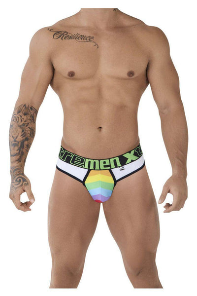 Xtremen White 91086 Microfiber Pride Thongs