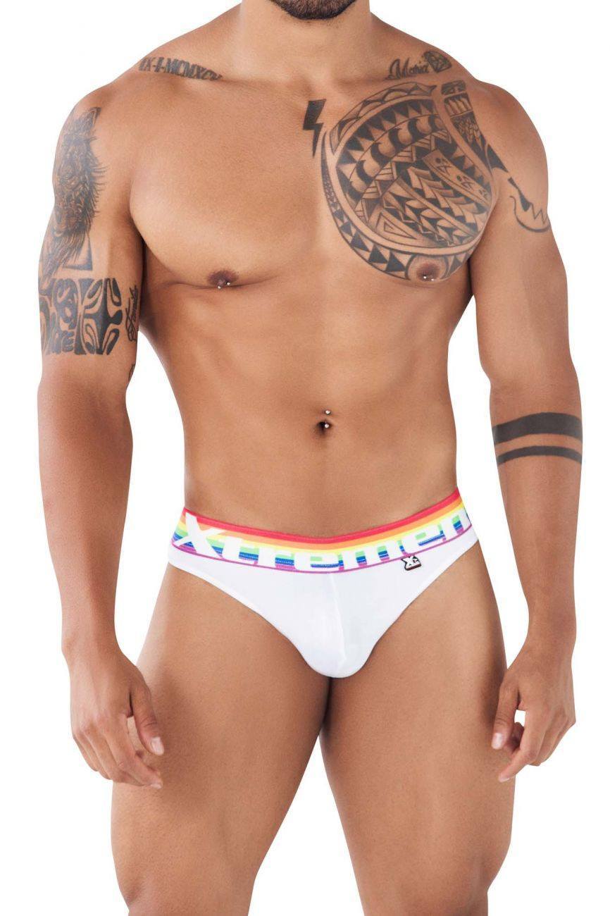 Xtremen White 91106 Pride Thongs