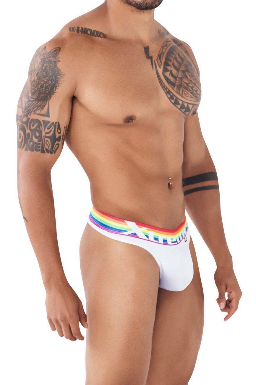 Xtremen White 91106 Pride Thongs