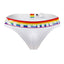 Xtremen White 91106 Pride Thongs