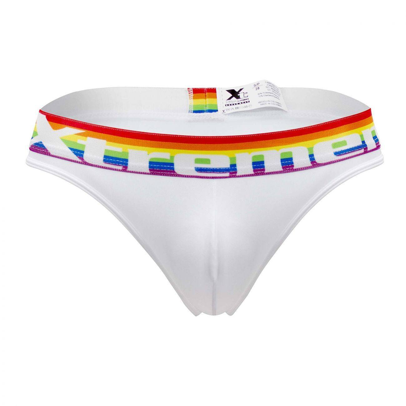 Xtremen White 91106 Pride Thongs