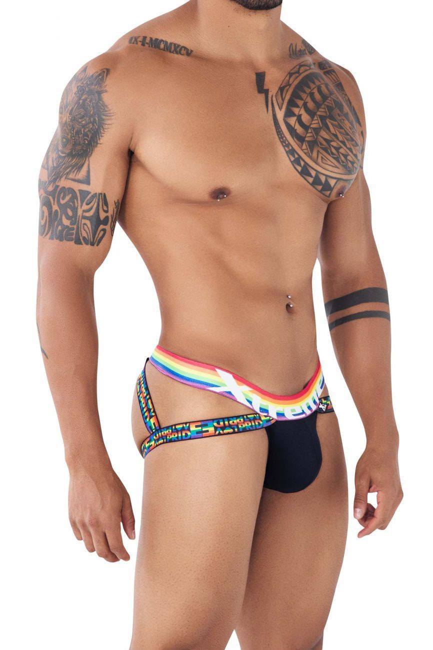 Xtremen black 91105 Pride Jockstrap