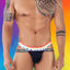 Xtremen black 91105 Pride Jockstrap