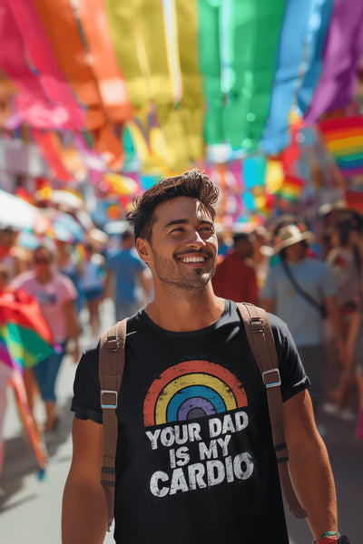 Your Dad Is My Cardio, Pride T-Shirt