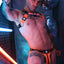 breedwell Neon Orange Akira Body Harness