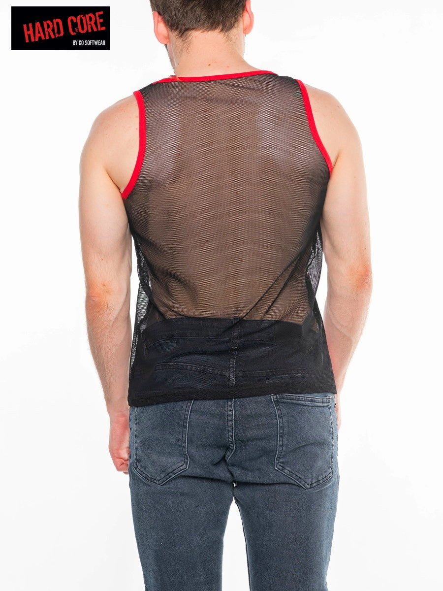 go Softwear Black and red Frisky Tank Top