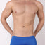 timteo Solid Blue Pool Party Mesh Short w/ Jockstrap