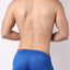 timteo Solid Blue Pool Party Mesh Short w/ Jockstrap