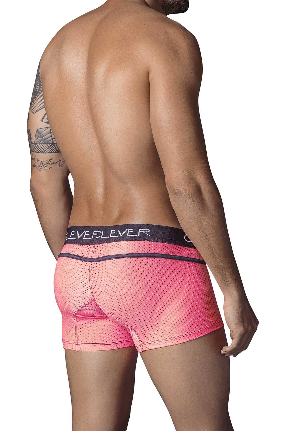 Clever Neon-Coral Revolution Boxer Brief