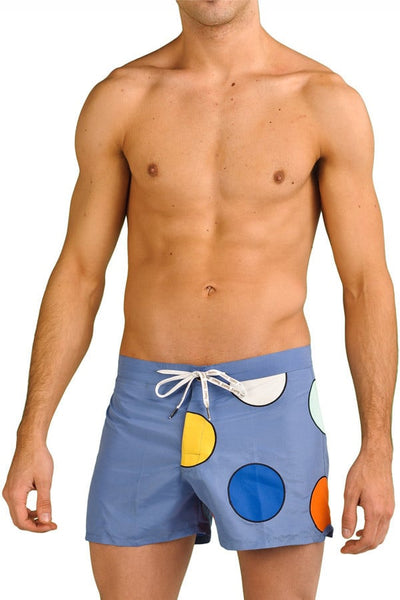 Baskit Blue Dots Swim Trunk