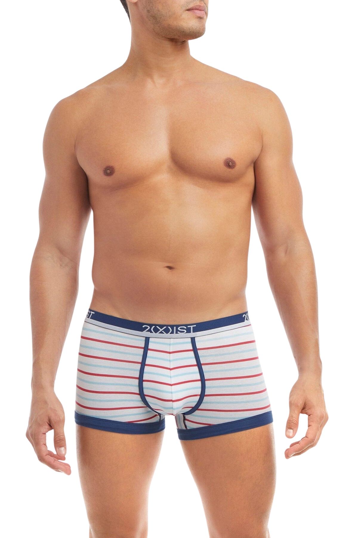 2(X)IST Americana Pop Cotton Stretch No Show Trunk