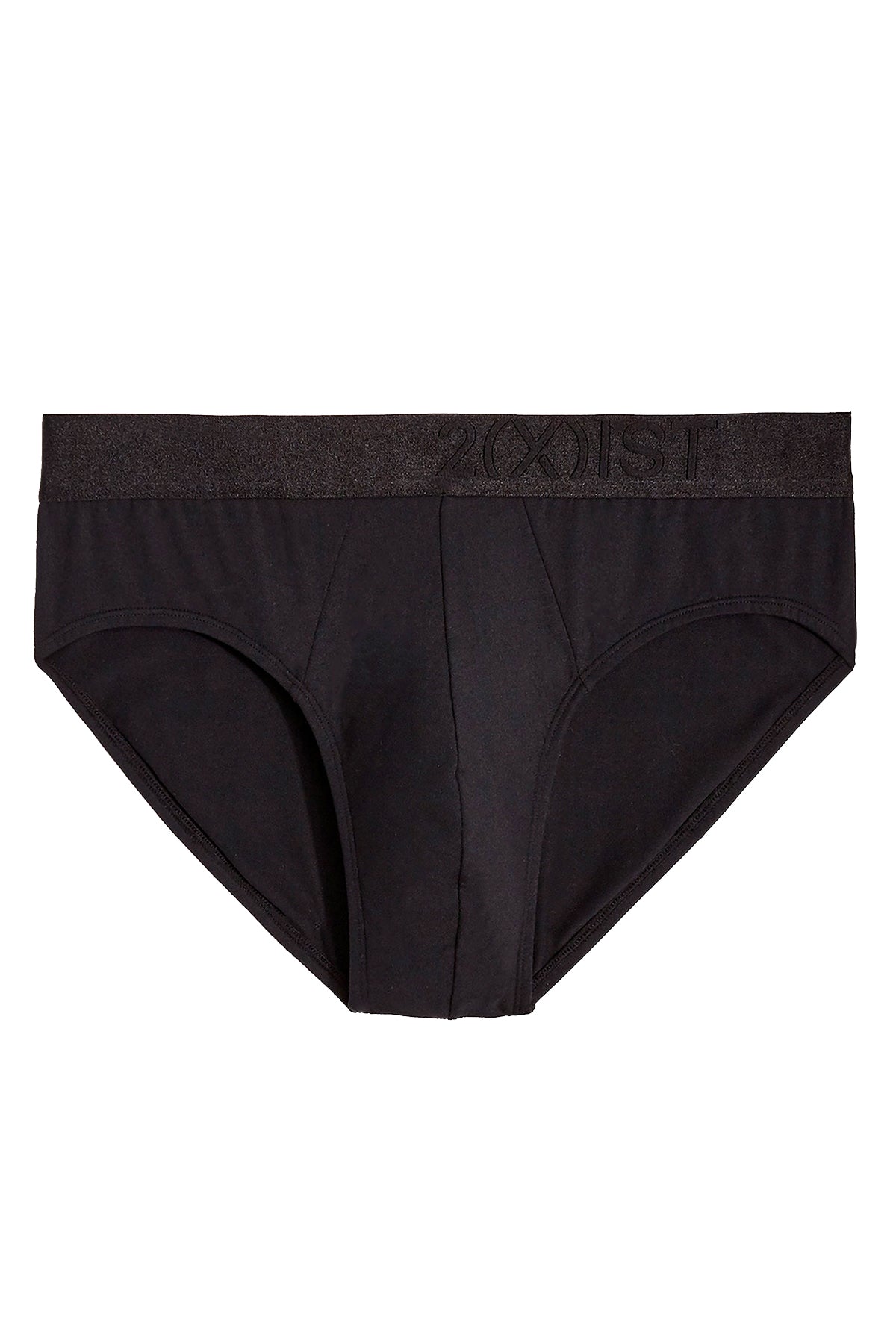 2(X)IST Black Electric No-Show Brief