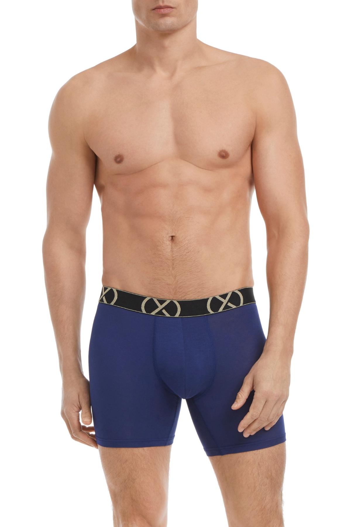 2(X)IST Ocean Purple and Noon Luxe Boxer Brief 3-Pack