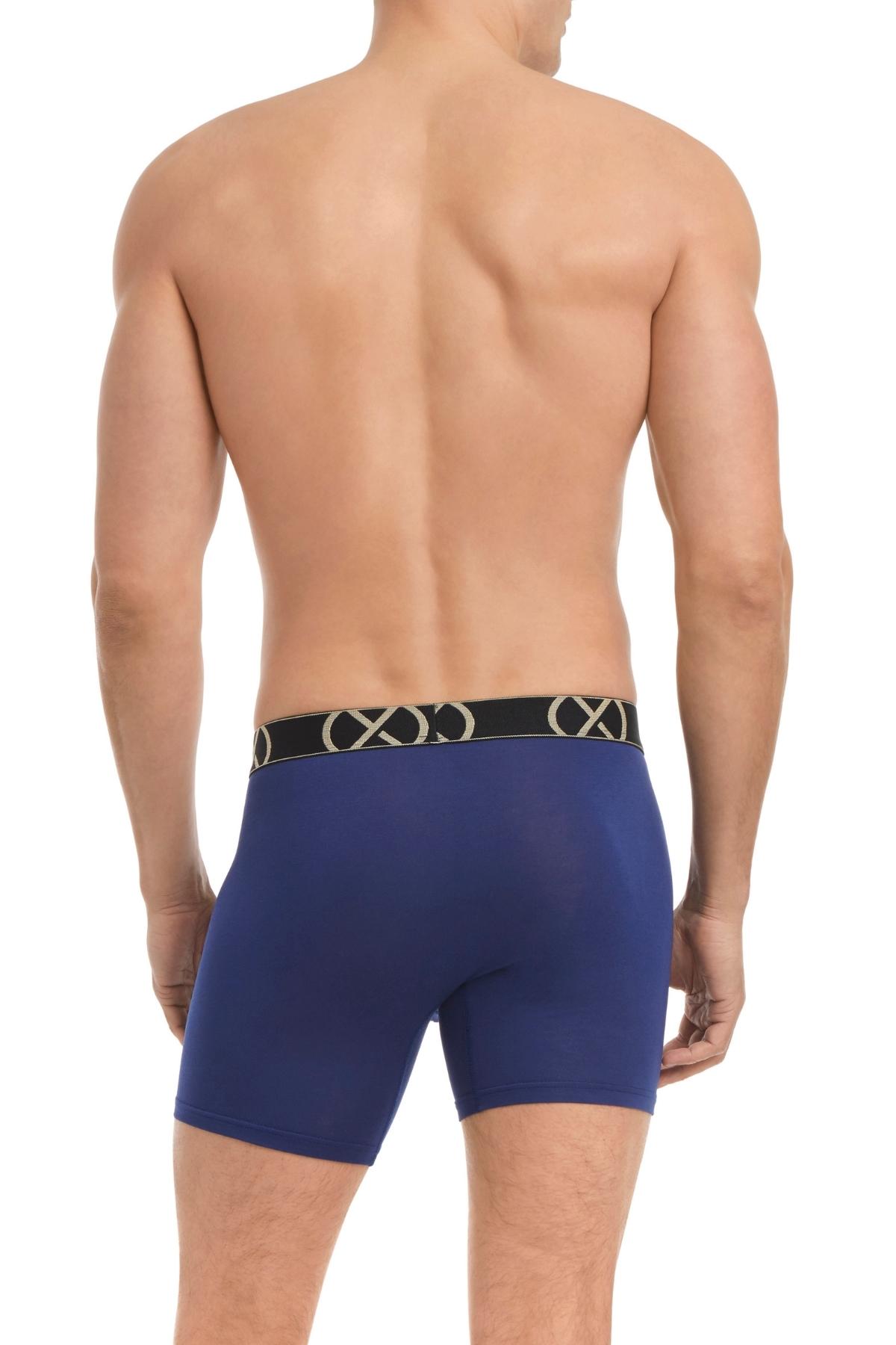 2(X)IST Ocean Purple and Noon Luxe Boxer Brief 3-Pack