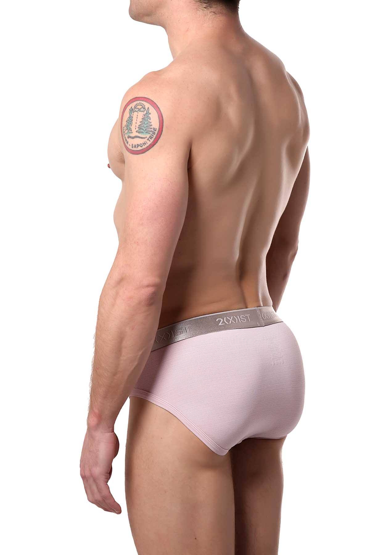 2(X)IST Rose-Gold Elements Silver-Infused Brief