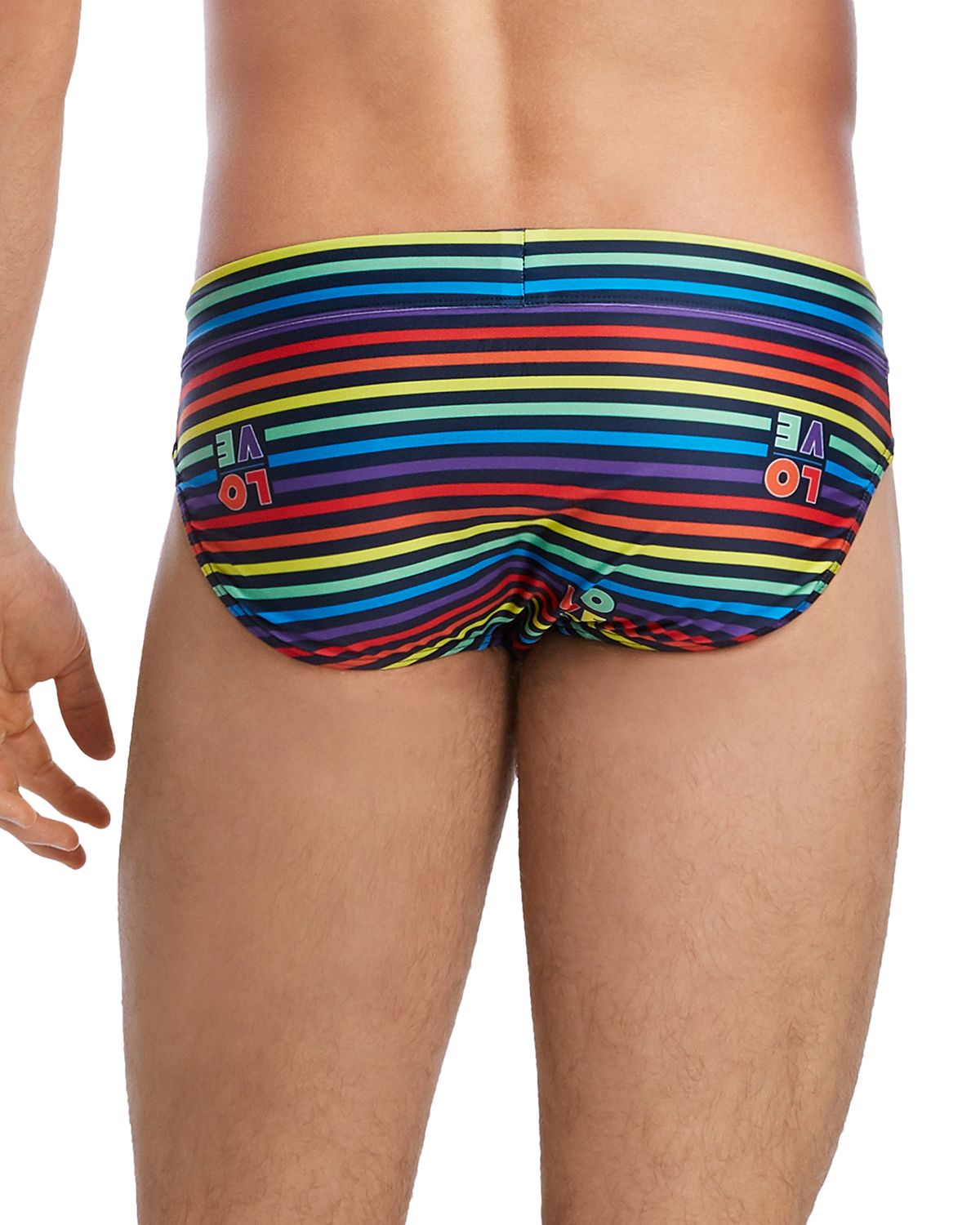 2(x)ist 2(x)ist Rio Pride Rainbow Swim Briefs Love Stripe