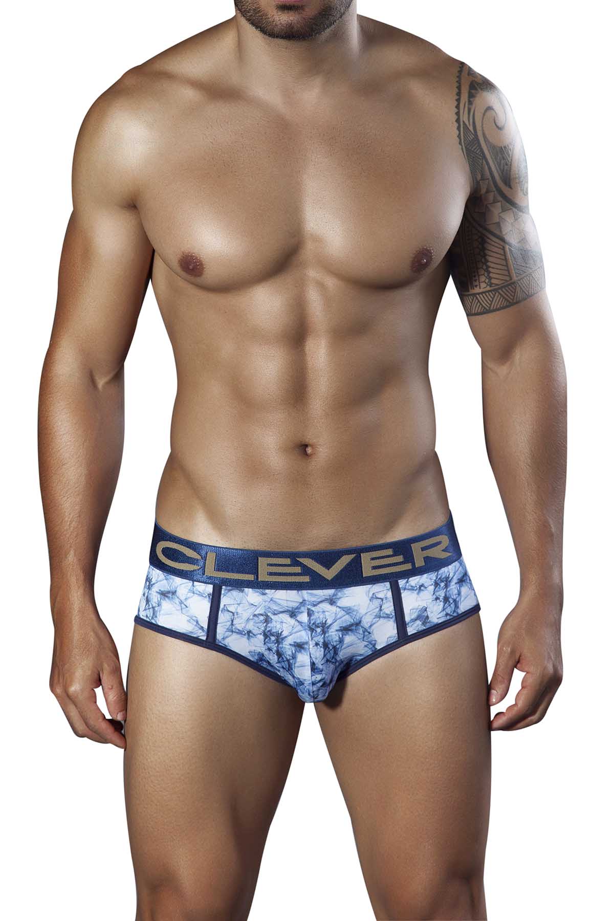 Clever Blue Ice Piping Brief